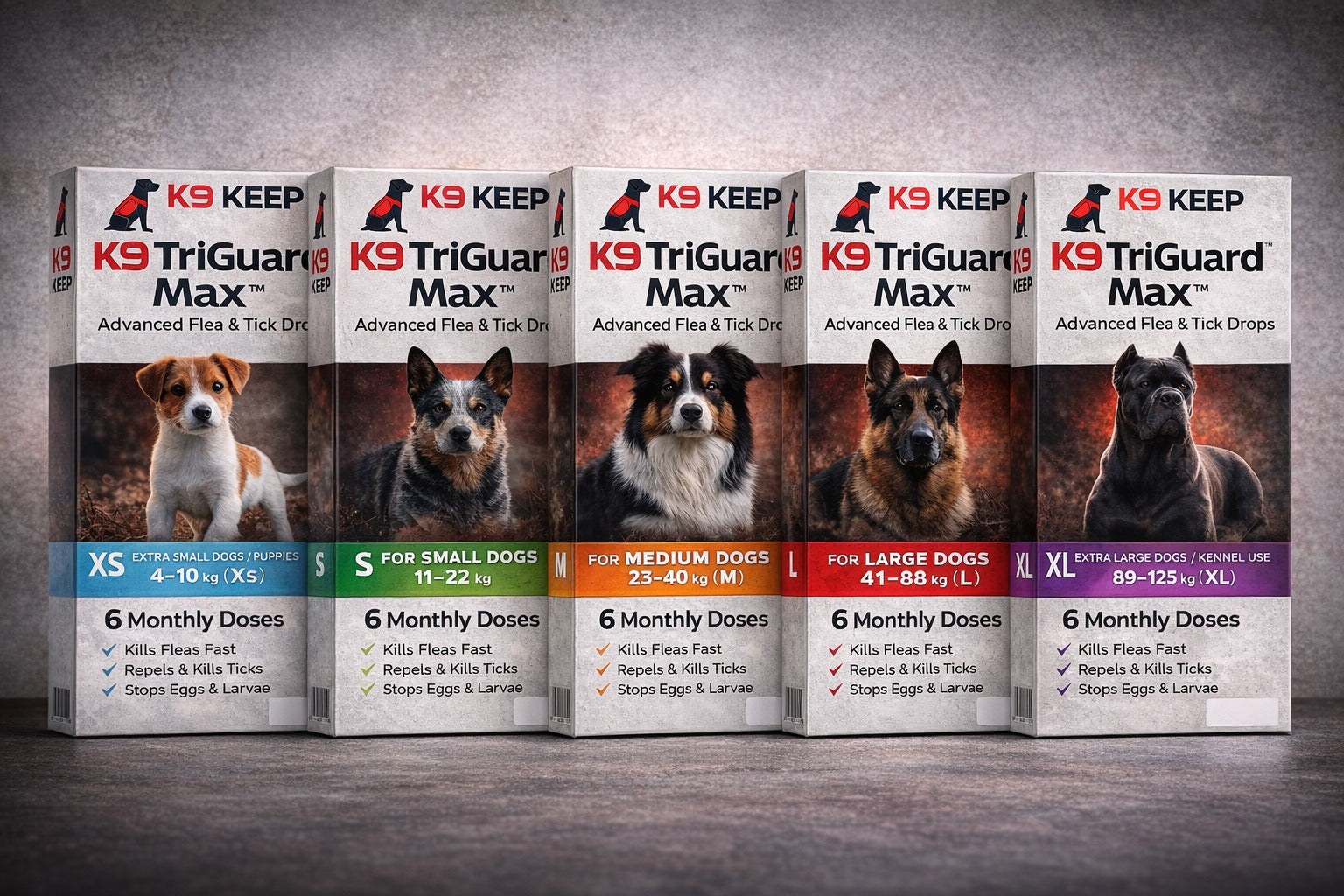 TriGuard Max Flea & Tick drops – K9 KEEP